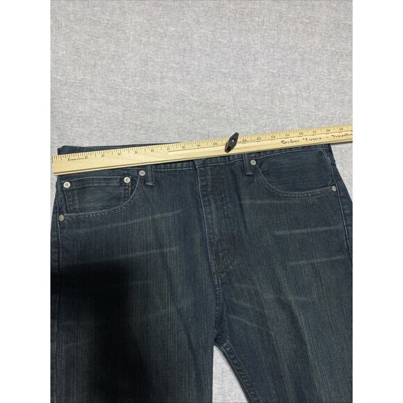 Levis 527 Jeans Mens Tag 36x32 Actual 36x32 Blue Bootcut Western Y2K Ranch - Picture 10 of 14